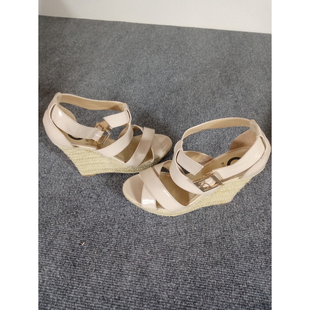 Guess By G 2 Espadrille Wedge Sandals, Size 8M - Picture 4 of 8